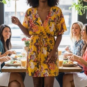 •nwt• & Other Stories yellow floral dress